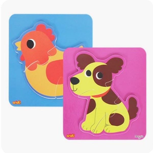 뉴아기퍼즐-강아지&amp;닭